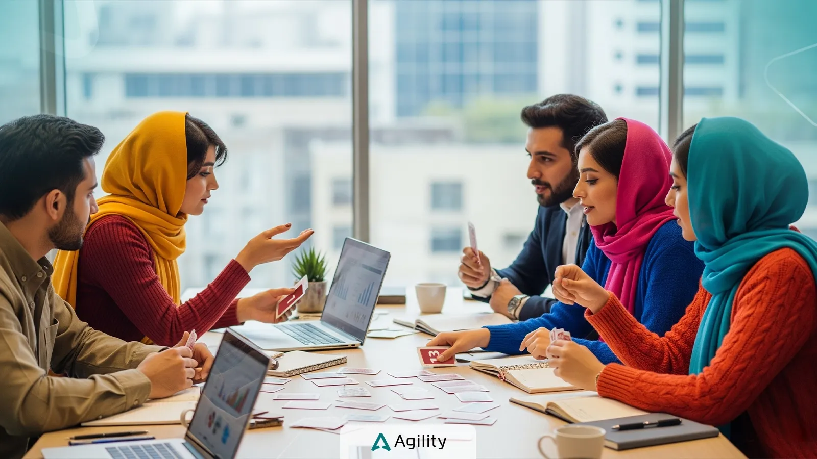 جلسه برنامهریزی پوکر برای استوری پوینت